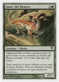 Herd Gnarr (Italian) - "Gnarr del Branco" - Magic Encyclopedia 2005 (Salvat/Hachette) - Magic: The Gathering card