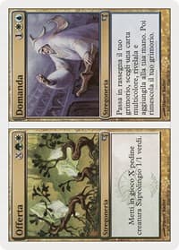 Supply // Demand (Italian) - "Offerta // Domanda" (J16) - Magic Encyclopedia 2005 (Salvat/Hachette) - Magic: The Gathering card