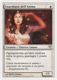 Soul Warden (Italian) - "Guardiano dell'Anima" (J27) - Magic Encyclopedia 2005 (Salvat/Hachette) - Magic: The Gathering card