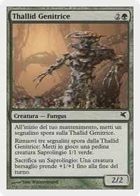 Thallid Germinator (Italian) - "Thallid Genitrice" (J31) - Magic Encyclopedia 2005 (Salvat/Hachette) - Magic: The Gathering card