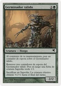 Thallid Germinator (Spanish) - "Germinador talido" (J43) - Magic Encyclopedia 2005 (Salvat/Hachette) - Magic: The Gathering card