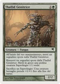 Thallid Germinator (Italian) - "Thallid Genitrice" (J43) - Magic Encyclopedia 2005 (Salvat/Hachette) - Magic: The Gathering card