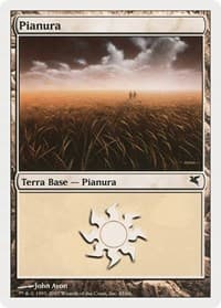 Plains (Italian) - "Pianura" (C45) - Magic Encyclopedia 2005 (Salvat/Hachette) - Magic: The Gathering card