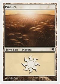 Plains (Italian) - "Pianura" (G45) - Magic Encyclopedia 2005 (Salvat/Hachette) - Magic: The Gathering card