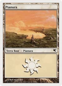 Plains (Italian) - "Pianura" (L47) - Magic Encyclopedia 2005 (Salvat/Hachette) - Magic: The Gathering card