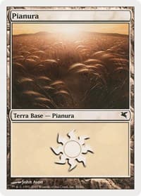 Plains (Italian) - "Pianura" (C56) - Magic Encyclopedia 2005 (Salvat/Hachette) - Magic: The Gathering card
