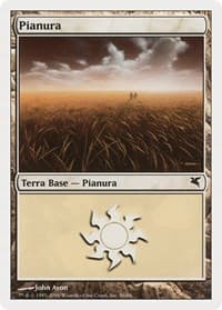 Plains (Italian) - "Pianura" (G56) - Magic Encyclopedia 2005 (Salvat/Hachette) - Magic: The Gathering card