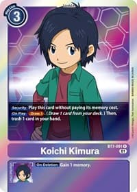 Koichi Kimura - Next Adventure - Digimon Card Game card
