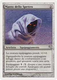 Specter's Shroud (Italian) - "Manto dello Spettro" - Magic Encyclopedia 2005 (Salvat/Hachette) - Magic: The Gathering card