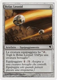 Leonin Bola (Italian) - "Bolas Leonid" - Magic Encyclopedia 2005 (Salvat/Hachette) - Magic: The Gathering card