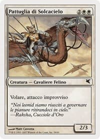 Skyhunter Patrol (Italian) - "Pattuglia di Solcacielo" (L54) - Magic Encyclopedia 2005 (Salvat/Hachette) - Magic: The Gathering card