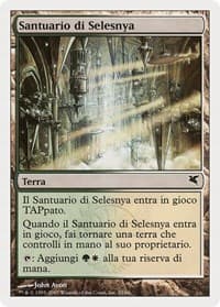 Selesnya Sanctuary (Italian) - "Santuario di Selesnya" (L33) - Magic Encyclopedia 2005 (Salvat/Hachette) - Magic: The Gathering card