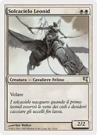 Leonin Skyhunter (Italian) - "Solcacielo Leonid" - Magic Encyclopedia 2005 (Salvat/Hachette) - Magic: The Gathering card