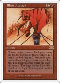 Illicit Auction - Classic Sixth Edition - Magic: The Gathering card