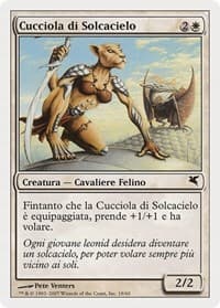 Skyhunter Cub (Italian) - "Cucciola di Solcacielo" (L18) - Magic Encyclopedia 2005 (Salvat/Hachette) - Magic: The Gathering card