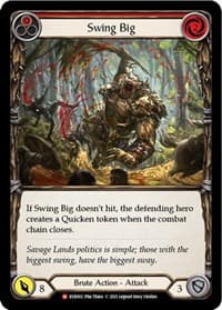 Swing Big - Everfest - Flesh and Blood TCG card