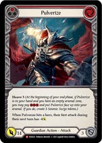 Pulverize - Everfest - Flesh and Blood TCG card