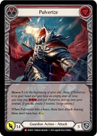 Pulverize (Extended Art) - Everfest - Flesh and Blood TCG card