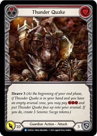Thunder Quake (Red) - Everfest - Flesh and Blood TCG card