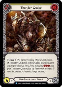 Thunder Quake (Yellow) - Everfest - Flesh and Blood TCG card