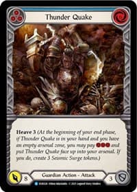 Thunder Quake (Blue) - Everfest - Flesh and Blood TCG card