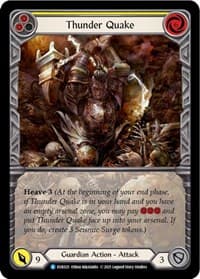 Thunder Quake (Yellow) (Extended Art) - Everfest - Flesh and Blood TCG card