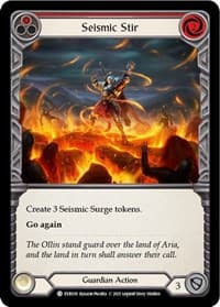 Seismic Stir (Red) - Everfest - Flesh and Blood TCG card