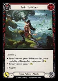 Twin Twisters (Red) - Everfest - Flesh and Blood TCG card