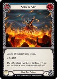 Seismic Stir (Blue) - Everfest - Flesh and Blood TCG card
