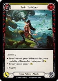 Twin Twisters (Yellow) - Everfest - Flesh and Blood TCG card
