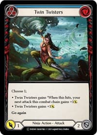 Twin Twisters (Blue) - Everfest - Flesh and Blood TCG card