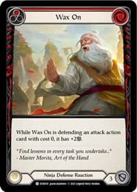 Wax On (Red) - Everfest - Flesh and Blood TCG card