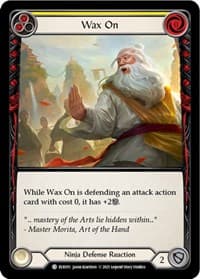 Wax On (Yellow) - Everfest - Flesh and Blood TCG card