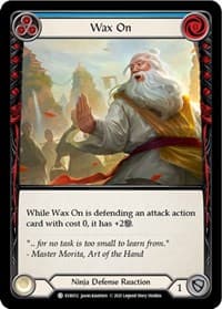 Wax On (Blue) - Everfest - Flesh and Blood TCG card