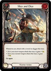 Slice and Dice (Red) - Everfest - Flesh and Blood TCG card