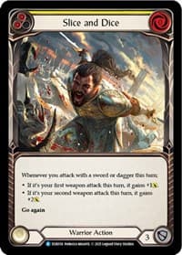Slice and Dice (Yellow) - Everfest - Flesh and Blood TCG card