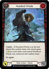 Hundred Winds (Red) - Everfest - Flesh and Blood TCG card