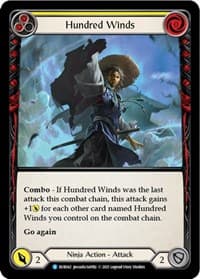 Hundred Winds (Yellow) - Everfest - Flesh and Blood TCG card