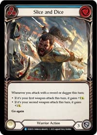 Slice and Dice (Blue) - Everfest - Flesh and Blood TCG card
