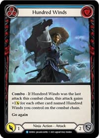 Hundred Winds (Blue) - Everfest - Flesh and Blood TCG card