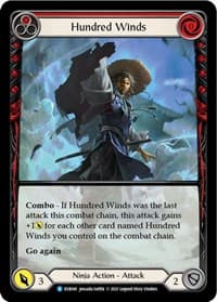 Hundred Winds (Red) (Extended Art) - Everfest - Flesh and Blood TCG card