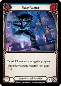 Blade Runner (Blue) - Everfest - Flesh and Blood TCG card
