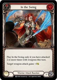 In the Swing (Red) - Everfest - Flesh and Blood TCG card