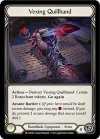 Vexing Quillhand - Everfest - Flesh and Blood TCG card