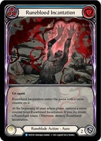 Runeblood Incantation (Blue) (Extended Art) - Everfest - Flesh and Blood TCG card