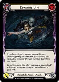 Drowning Dire (Yellow) - Everfest - Flesh and Blood TCG card