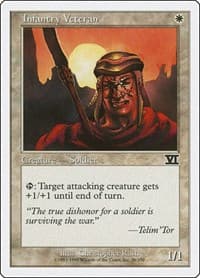 Infantry Veteran - Classic Sixth Edition - Magic: The Gathering card