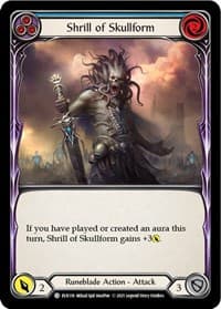 Shrill of Skullform (Blue) - Everfest - Flesh and Blood TCG card