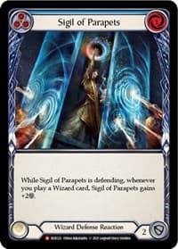Sigil of Parapets - Everfest - Flesh and Blood TCG card