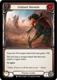 Outland Skirmish (Red) - Everfest - Flesh and Blood TCG card